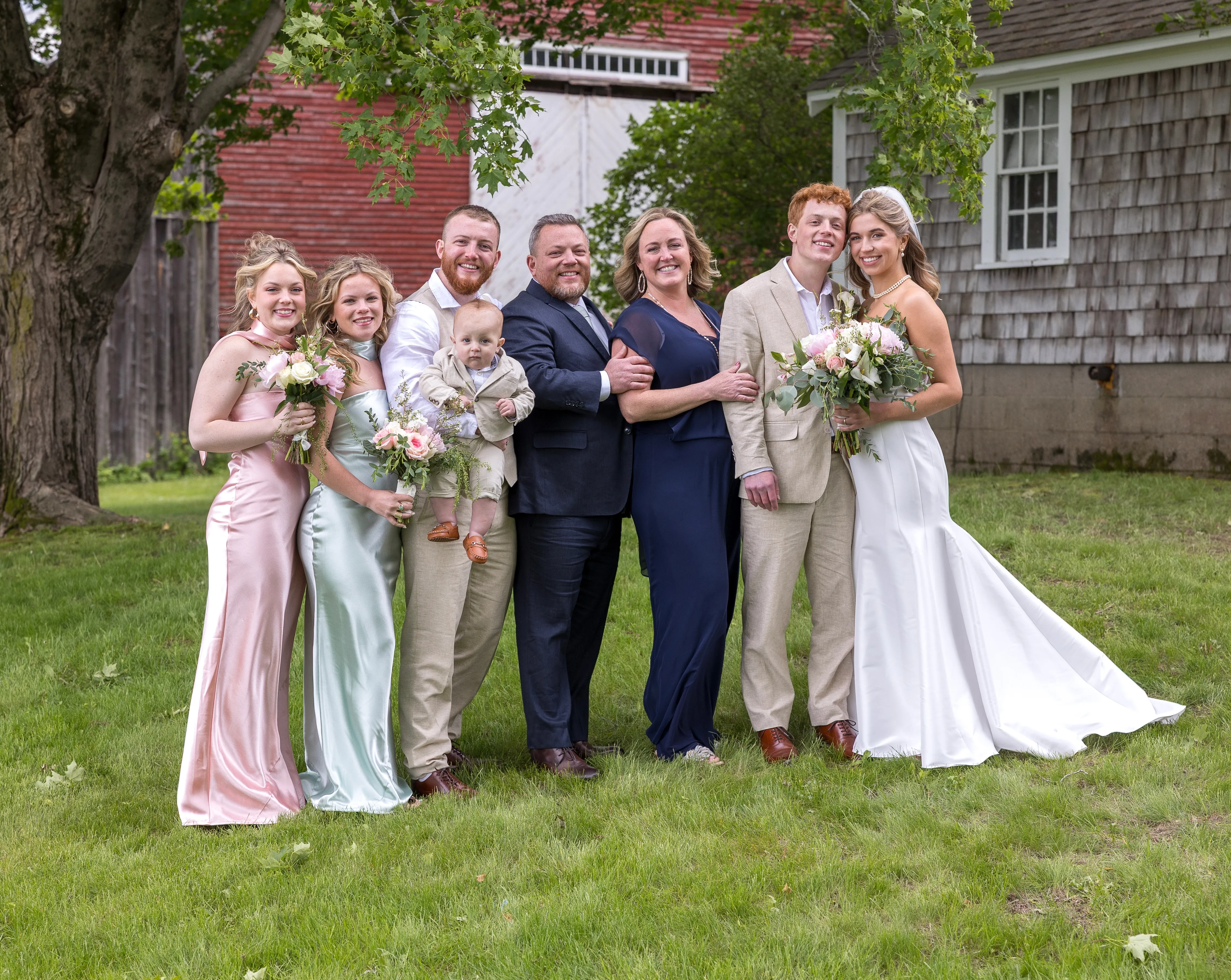 The Veader family, the two generations who own and run Benchmark Home Improvements