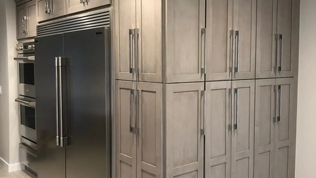 Custom kitchen cabinetry and detailed door fronts in a Seacoast New Hampshire kitchen by Benchmark