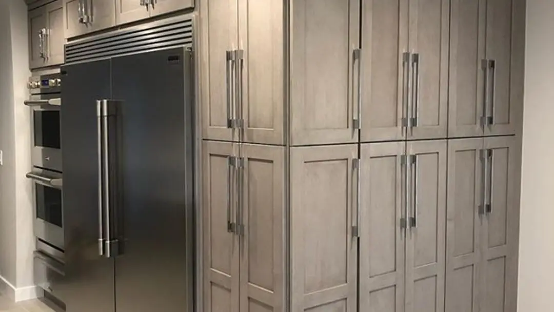 Custom kitchen cabinetry and detailed door fronts in a Seacoast New Hampshire kitchen by Benchmark