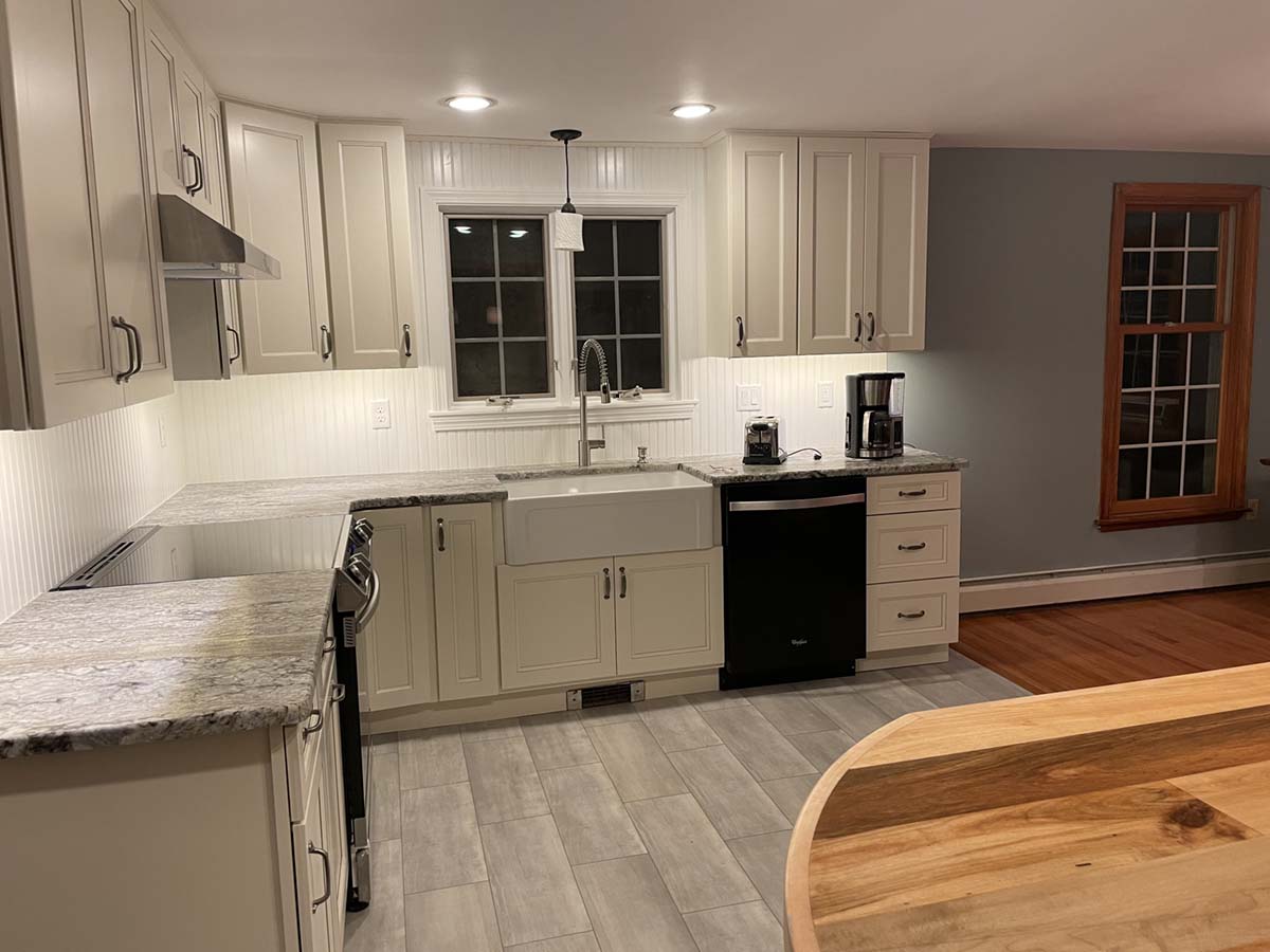 remodeled kitchen in Portsmouth New Hampshire